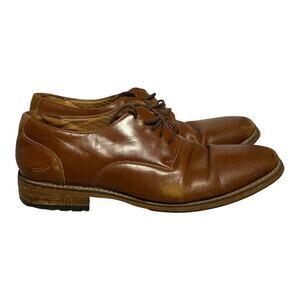 Joseph Abboud Brown Leather Oxford Dress Shoes Men's Size 11.5 D Business Casual